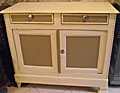 FRENCH ANTIQUE PAINTED CUPBOARD